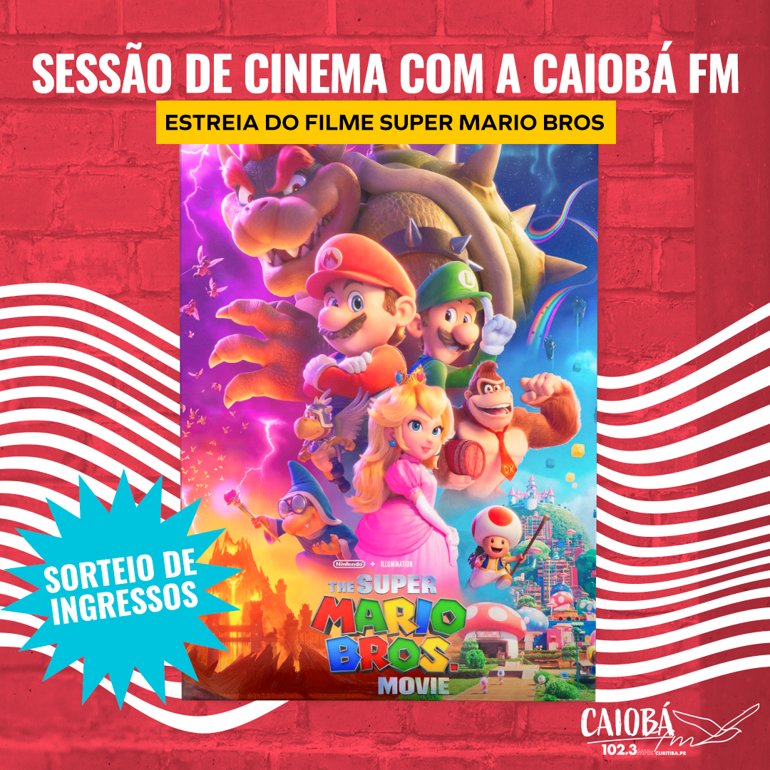 Cine Passeio de Curitiba tem estreias de Super Mario Bros e Os Cinco Diabos  - Portal do Servidor de Curitiba